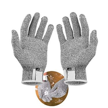 Imagem de Luvas Anti Corte Segurança Nivel 5 Cozinha Laminas Açougue Culinaria Proteçao