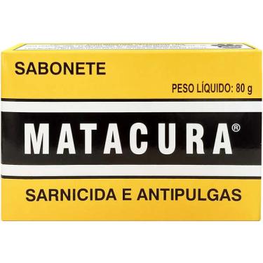 Imagem de Sabonete Matacura Sarnicida e Antipulgas para Cães - 80 g