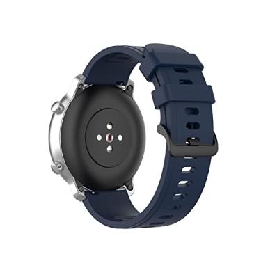 Imagem de DFAMIN Pulseira de 20MM para Galaxy Watch 4 Classic 46 42mm Smartwatch Active 2 Pulseira Relógio 4 44/40mm Pulseira Correa (Cor: Médio, Tamanho: Relógio 3 41mm)