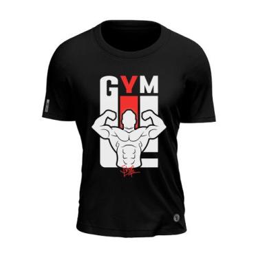 Imagem de Camiseta Gym Academia Double Bíceps Bodybuilder Algodão - Shap Life