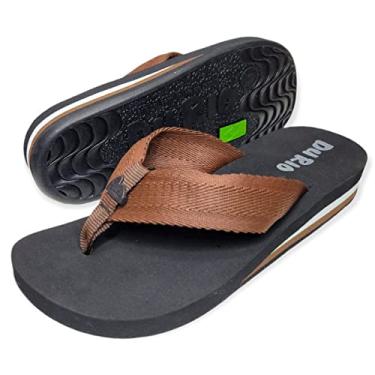 Imagem de Chinelo DuRio Balance Esporão Fascite Ortopedico Macio Leve (Marrom, br_footwear_size_system, adult, numeric, numeric_42)