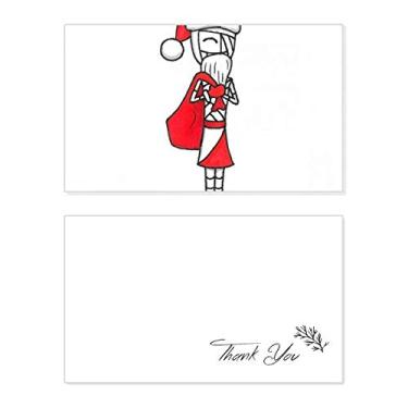 Imagem de Natal, Papai Noel, Horus, chapéu, bolsa, cartão de agradecimento, aniversário, saudação, casamento, agradecimento