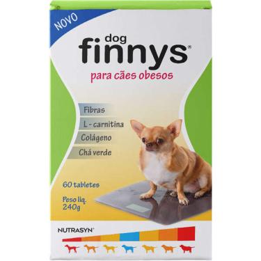 Imagem de Suplemento Nutrasyn Dog Finnys para Cães Obesos - 60 Tabletes