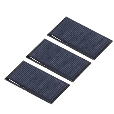 Imagem de 10 Pcs Pequena Célula Solar Diy Painel de Energia Solar Painéis Solares Placas Painéis Solares Epóxi Módulo de Luz Brinquedo Com Energia Solar 0,15 W 5 V para Brinquedo Pequeno