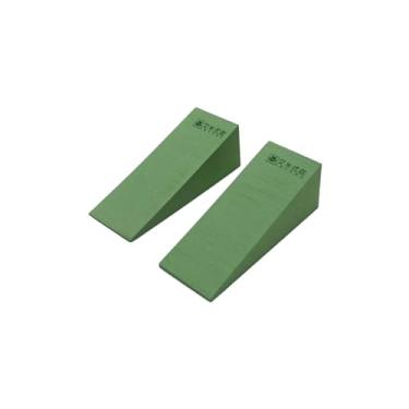 Imagem de kowaku 2 pçs yoga espuma cunha bezerro estiramento placa inclinada antiderrapante riser bloco de apoio para trás pulso agachamento cunha bloco inclinado para