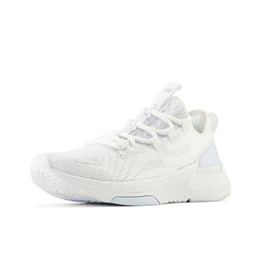 Imagem de New Balance Tênis feminino FuelCell 100 V2 Cross Trainer, Branco/Azul gelo, 6.5 Wide