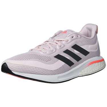 Imagem de adidas Tênis de corrida feminino Supernova, Quase rosa/carbono/turbo, 6