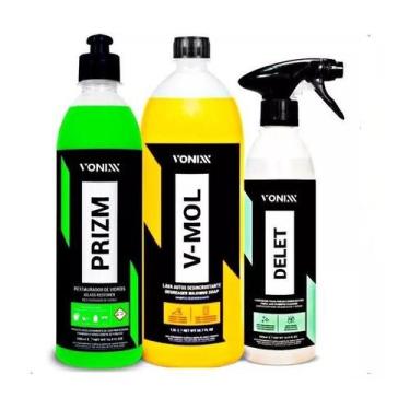 Imagem de Kit automotivo delet + v-mol + prizm vonixx - marca, Sem Variação