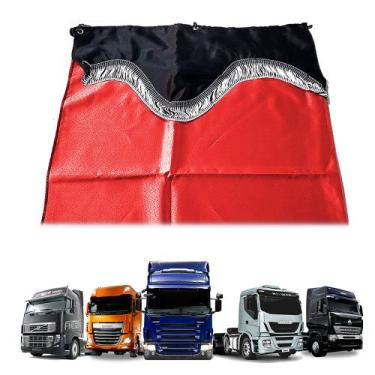 Imagem de Cortina Especial c/Estampa Divisoria Cabine Alta - Vermelha - TWT