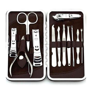 Imagem de Conjunto De Unhas Profissional Completo Alicate E Tesoura