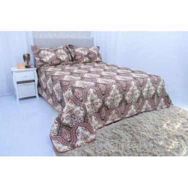 Imagem de Cobre Leito Casal Terra Decor Martina Piquet Favo 2.4m, Arabesco