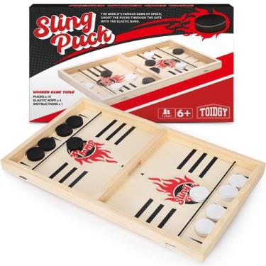 Imagem de Jogo Slingshot Puck Toidgy Large Fast Classic Air Hockey