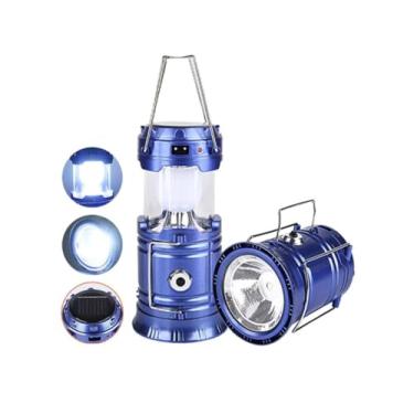 Imagem de Lampiao Lanterna Energia Solar Led Bateria Recarregavel Usb