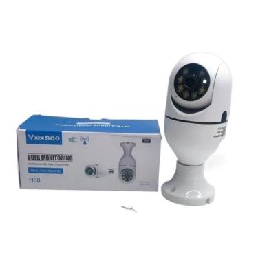 Imagem de Camera Ip Segurança Lampada Yoosee Panoramica Novo