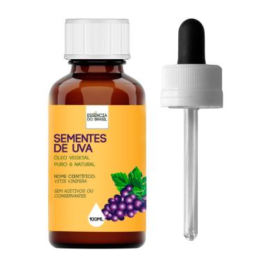 Imagem de Óleo Vegetal de Sementes de Uva - 100ml Puro e Natural