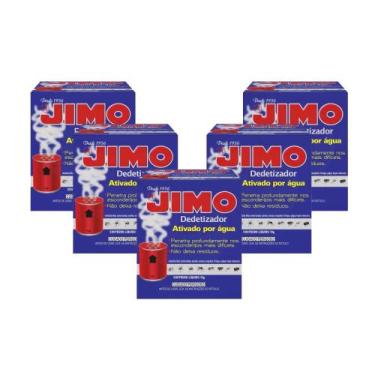 Imagem de 5 Caixa Dedetizador Jimo Ativado Por Agua 10g Fumigante Controle Praga
