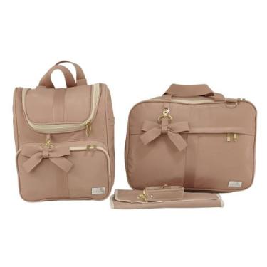 Imagem de Bolsa maternidade de luxo nude - LET BABY BOLSAS DE MATERNIDADE