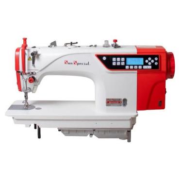 Imagem de Máquina Costura Industrial Reta Eletrônica SS19E-D4-PR-QI 220V - Sun S