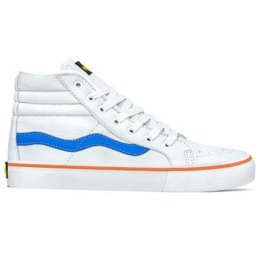 Imagem de Tênis Mad Rats Sintético Unissex Hi Top PU | Branco Azul