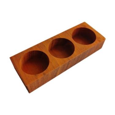 Imagem de Ysyqkn Suporte para Exposição de óleos Essenciais, Suporte para Frascos de óleos Essenciais, Mesa de Madeira para Massagem com óleo, Coleção de Exposição, Co