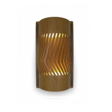 Imagem de Arandela Madeira Imbuia Sala Escada Edícula Hall De Entrada.