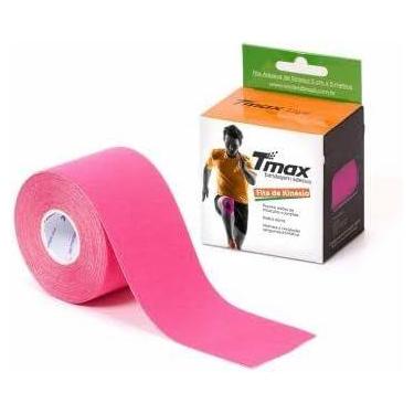 Imagem de Bandagem Elástica Funcional Adesiva Tmax Cor Rosa