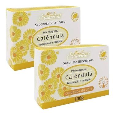Imagem de Kit 45 Sabonete De Calêndula Glicerinado Suavitrat 100g Su - HIPER