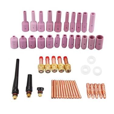 Imagem de RiToEasysports Consumíveis de Tocha de Soldagem TIG de 50 Unidades/Conjunto de : Peças de Reposição Convenientes para Tocha WP-17/18/26