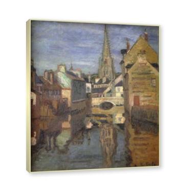 Imagem de Moldura de champanhe. Impressões Raoul Dufy, (sem título 38), pôster de viagem vintage, arte impressionista, imagem de arte de parede em tela para decoração de casa. 40 x 48 cm-15,7 x 18,9 pol