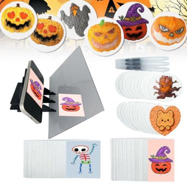 Imagem de QYRCXX Projetor de desenho 2 em 1 com kit de pintura de espuma mágica de 44 peças, placa de rastreamento óptico para crianças e iniciantes, artesanato de arte 3D inchado ativado por água, presente