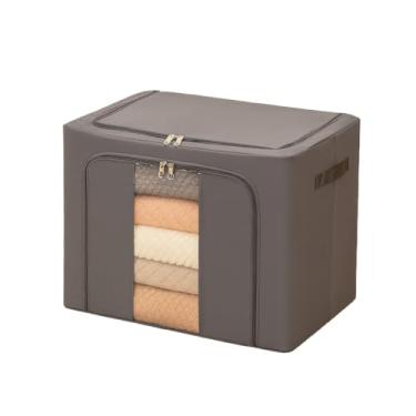 Imagem de Organizador Multiuso para Guarda-Roupa, Roupas e Brinquedos, Caixa Organizadora Flexível com Zíper 50x40x32cm(1)