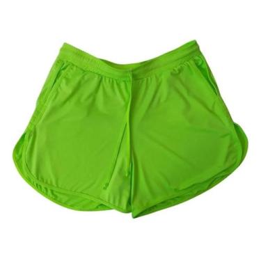 Imagem de Short Feminino Saída De Praia Moda Praia E Piscina Com Bolso - Lar e M