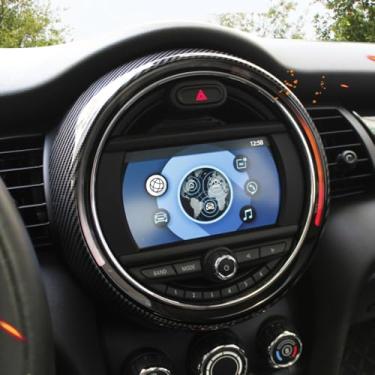 Imagem de Autophoton Para BMW MINI Cooper F55 5 portas /F56 3 portas/F57 conversível 2014-2021 16.5 cm capa de tela multimídia central guarnição 1 peça acessórios de carro (adequado apenas para tela de exibição