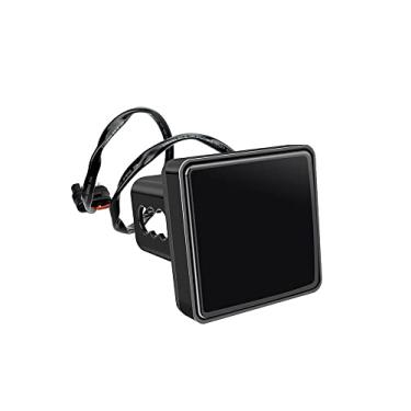 Imagem de Riloer Luz traseira do carro, luz de freio de parada vermelha, lâmpada traseira, adequada para reboque de caminhão, captador de reboque, capa de receptor, lente de fumaça, luz vermelha de alto brilho, 12 LEDs