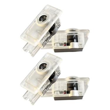 Imagem de Lzmytsdklo 4 peças de luzes de projeção de porta, luzes de boas-vindas, luzes fantasmas, luzes de poça, compatível com 1/2/3 (G20/4/8/X1/X3/X4/X5(G05)/X7/M4/M8/Z4/I3 (50TH)