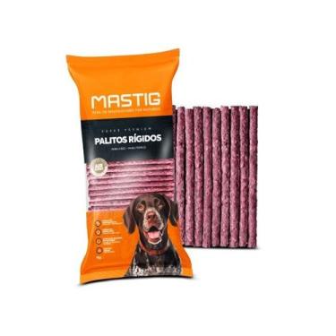 Imagem de Osso Palito Bacon Rigido 8mmx5 1kg Para Cães Mastig