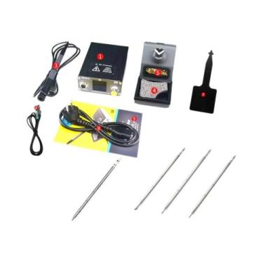 Imagem de Estação De Soldagem Digital De 75W Com Display, Temperatura Constante,