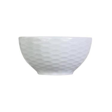 Imagem de Bowl Tigela Sobremesa Branco Relevo Ondas 416 ml Germer