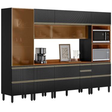 Imagem de Cozinha Modulada 6 Pecas 310 cm Vidro DP3101 Demartez