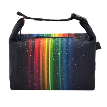 Imagem de STAYTOP Lancheira colorida com fivela de alça, lancheira isolada para meninos e meninas, lancheira térmica para trabalho escolar