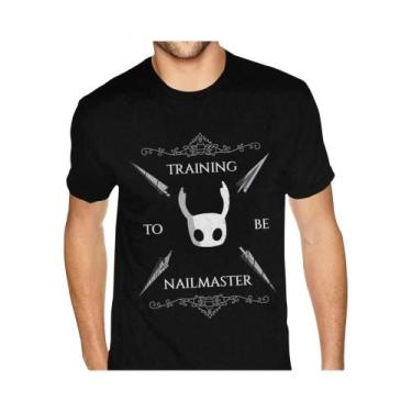 Imagem de Camiseta Masculina Hollow Knight Ghost Knight Com Estampa De Caveira G