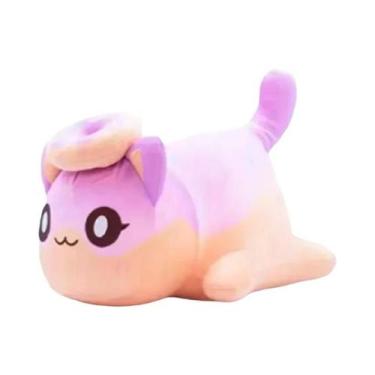 Imagem de Brinquedo De Pelúcia Kawaii Aphmau Meows Gato Macio Em Forma De Donut 