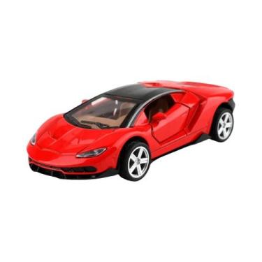 Imagem de Carro De Brinquedo De Liga Metálica Para Meninos Com Portas Que Abrem,