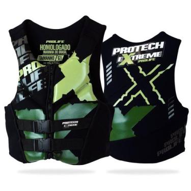Imagem de Colete Salva Vidas Homologado Protech Extreme, Selva, G1 (De 55kg a 85