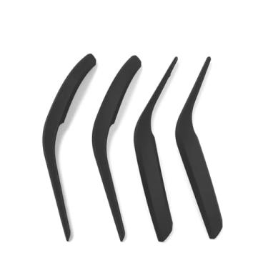 Imagem de 4 pçs conjunto porta interior do carro frente traseira esquerda direita puxar alça exterior capa guarnição Compatível com bmw x1 e84 2010-2016(Black 4pcs set)