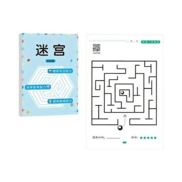 Imagem de Livro De Jogos De Labirinto Para Crianças, Brinquedo Educacional Para 