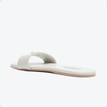 Imagem de Tamanco Feminino Rasteiro Schutz Branco-Feminino