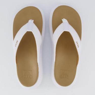 Imagem de Chinelo Reef Cushion Bond Branco Feminino, 35