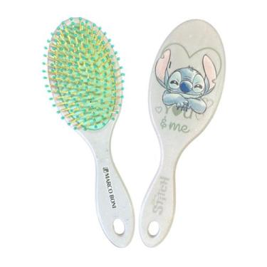 Imagem de Escova De Cabelo Oval Disney Stitch You And Me Marco Boni, Verde