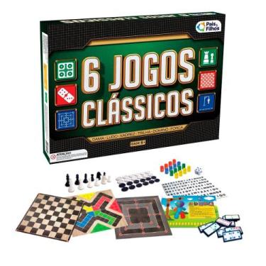 Imagem de Jogo de Tabuleiro Pais e Filhos com 6 Jogos Clássicos 2759